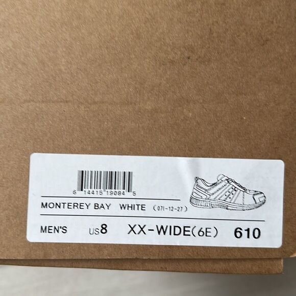 Ortho Feet Monterey Bay Tie-Less - White Sz8 XXWide NWT IN PACKAGING - Picture 8 of 12